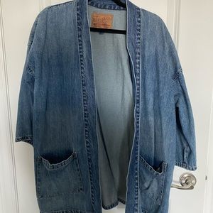 Lucky Brand Denim Cardigan